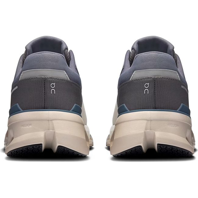 Heels of On Running Men's Cloudrunner 2 Waterproof Running Shoes in wolf gray