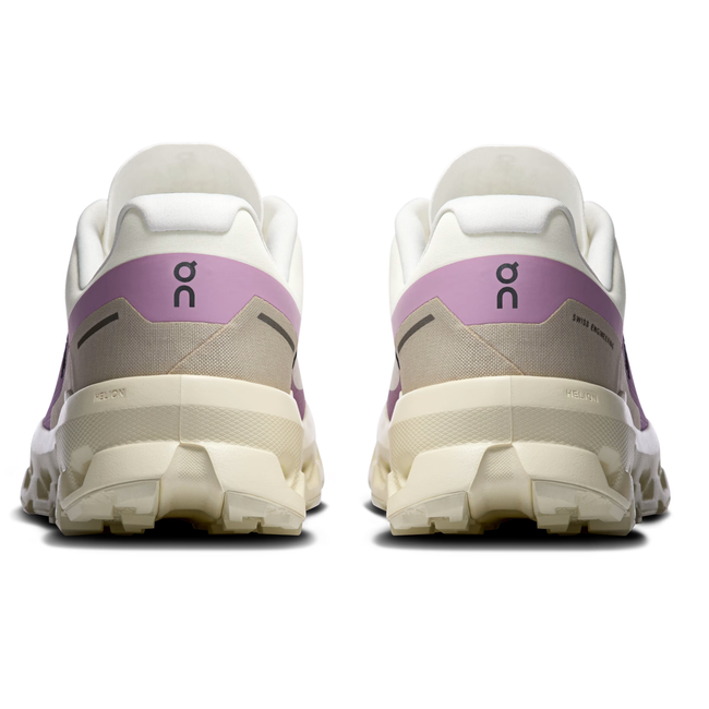 Heels of On Running Women's Cloudvista 2 Trail Running Shoe in Ivory