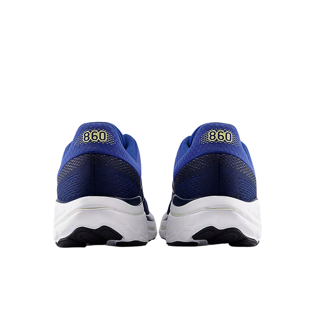 Heels of New Balance Men's Fresh Foam X 860 V14 Running Shoe in Galaxy Blue