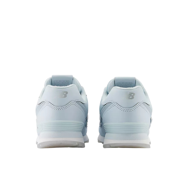 Heels of New Balance Kids' 574 Lifestyle Shoe (Toddler/Little Kid) in Frosted Glass