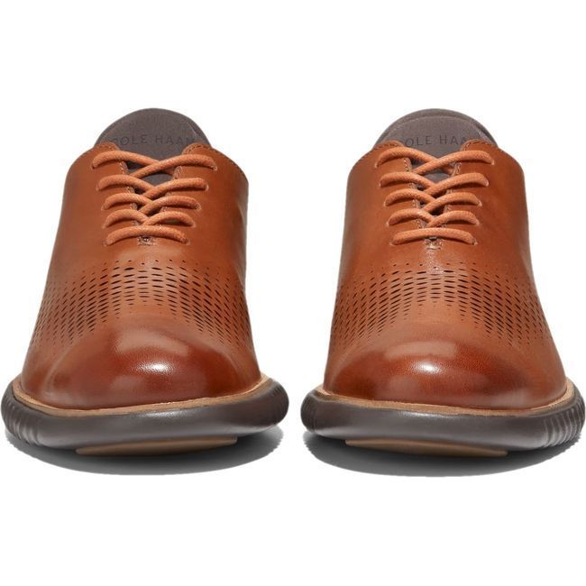 Cole Haan Men's 2.ZERØGRAND Laser Wingtip Oxford Shoe BRITISH TAN/JAVA C25351