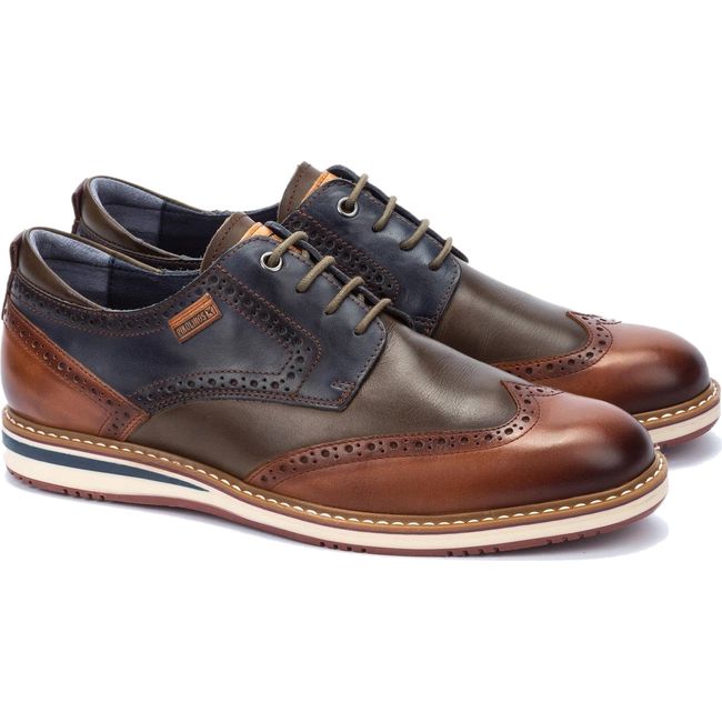 Pikolinos Men's Avila Tie Dress Shoe M1T-4191C1 BRANDY