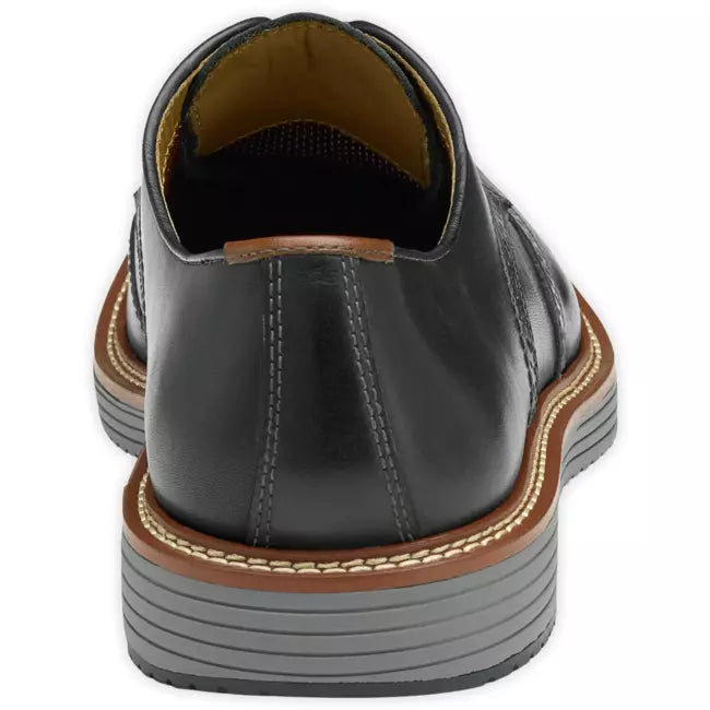 Johnston &amp; Murphy Men's Upton Wingtip Dress Shoe Black Full Grain 20-3531