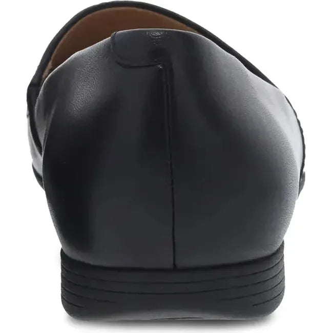 Dansko Women's Larisa Flat Black Milled Nappa 2036020200/2046020200