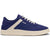 Lateral side of Women's Olukai Haupu Sneaker in navy blue suede