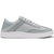 Lateral side of Olukai Haupu Hulu Sneaker in grey, with mesh and leather upper, and a white sole