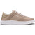 Lateral side of Olukai Haupu Hulu Sneaker in Tan with a mesh and leather upper and a white sole