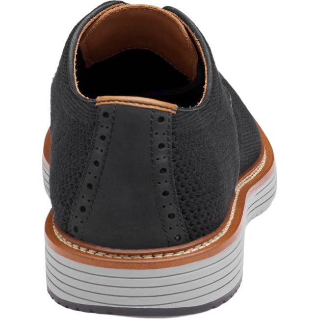 Johnston &amp; Murphy Men's Upton Knit Wingtip Dress Shoe Black Knit 20-5361