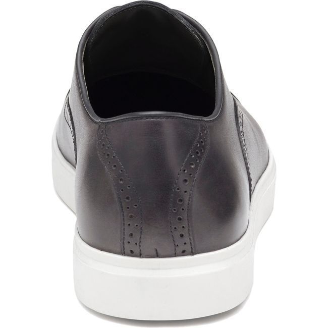 Johnston &amp; Murphy Men's Brody Cap Toe Dress Shoe Black Hand-Stained Full Grain 20-6641