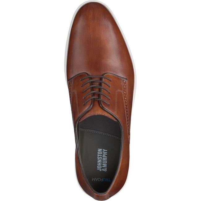 Johnston &amp; Murphy Men&#39;s XC4 Stanton 2.0 Runoff Dress Shoe Tan Full Grain 20-5556