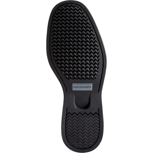 Johnston &amp; Murphy Men&#39;s Shuler Bicycle Dress Shoe Black Tumbled Calf 20-7222