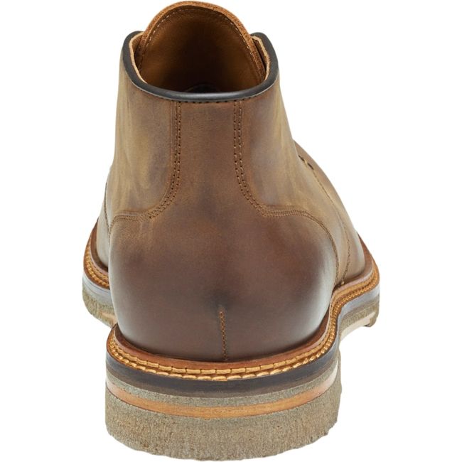 Johnston &amp; Murphy Men&#39;s Calder Chukka Boot Brown Oiled Full Grain 20-7282