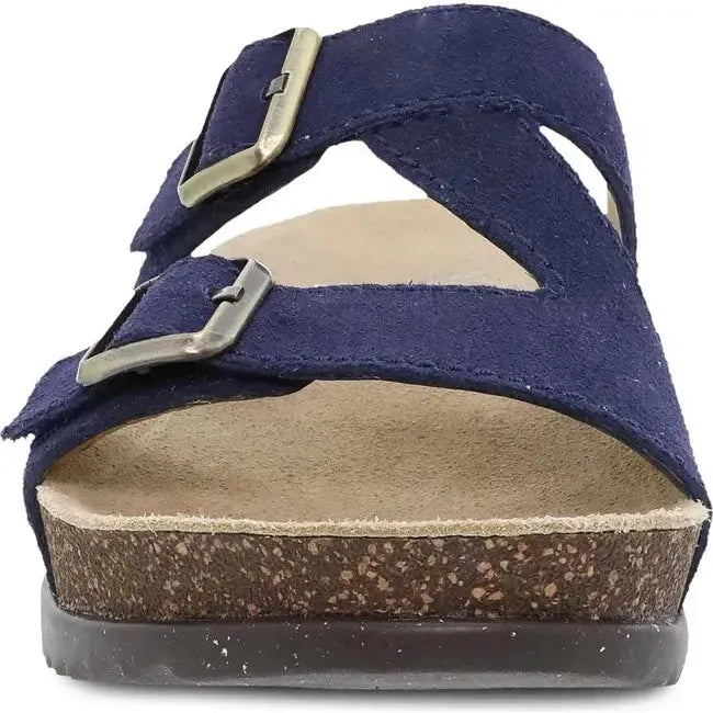 Dansko Women's Dayna Sandal Navy Suede 2106757800
