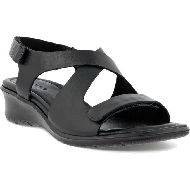 ECCO Women's Felicia Cross Sandal Black 216643-01001