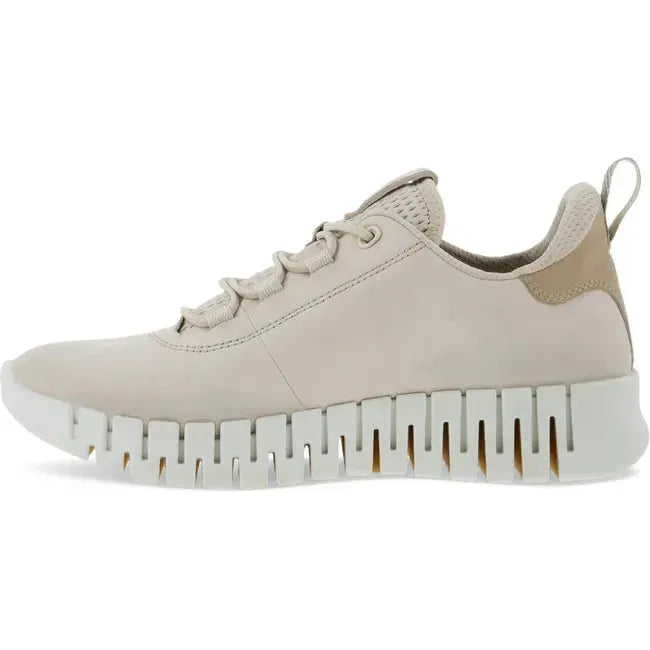 ECCO Women's Gruuv Sneaker Limestone/Powder 218203-60720 