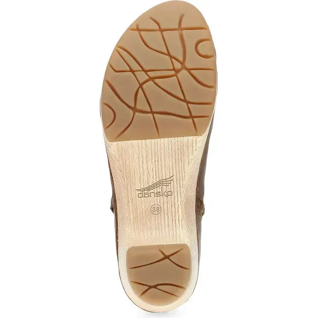 Dansko Women's Lizanne Bootie Tan Oiled Pull Up 2217021400