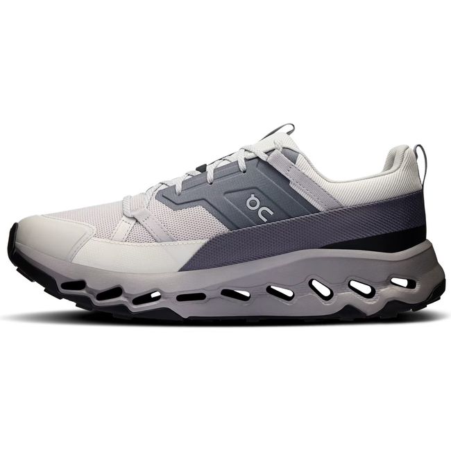 Medial side of Men's On Running Cloudhorizon Trail Running Shoe in Wolf Alloy Grey