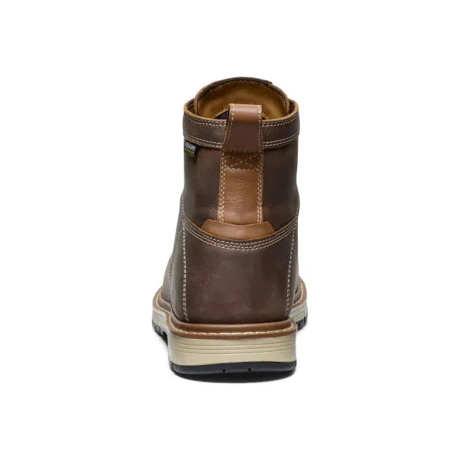 Keen Men&#39;s San Jose 6&quot; Waterproof Aluminum Toe Work Boot Bison/Black 1029693