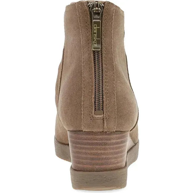 Dansko Women's Stephanie Waterproof Bootie Morel Waterproof Suede 2417202300