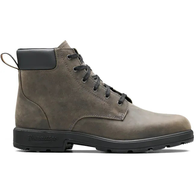 Lateral side of lace up waterproof Blundstone Unisex Originals 2429 Boot in clay brown
