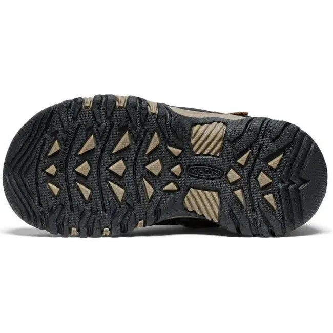 Keen Kids' Targhee IV Waterproof Hiking Boot Bison/Brindle 1029610