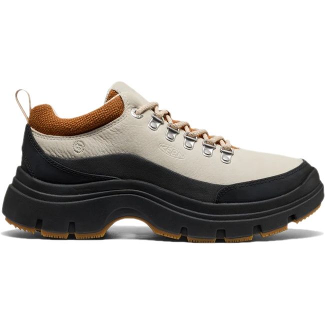 Lateral side of Silver Birch Beige &amp; Roasted Pecan Women's KEEN Kosa Oxford Shoe