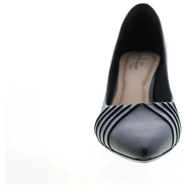 Clarks Women&#39;s Linvale Crown Heel Black Leather 26143989