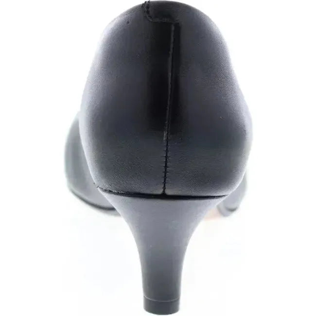 Clarks Women&#39;s Linvale Crown Heel Black Leather 26143989