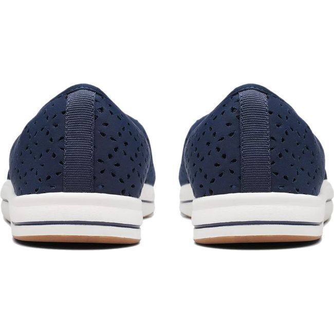 Clarks Women&#39;s Breeze Emily Slip On Shoe Navy 26171360