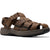 Clarks Men's Saltway Cove Sandal Dark Brown Leather 26176900