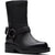 Clarks Women's Rebelle Up Mid Calf Boot Black Leather 26178896