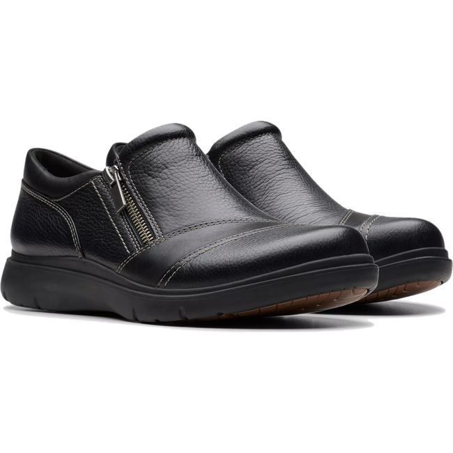 Clarks Women&#39;s Certina Pure Shoe Black Leather 26179816