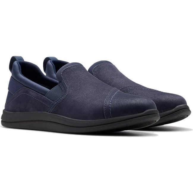 Clarks Women&#39;s Breeze Dawn Shoe Navy 26179936