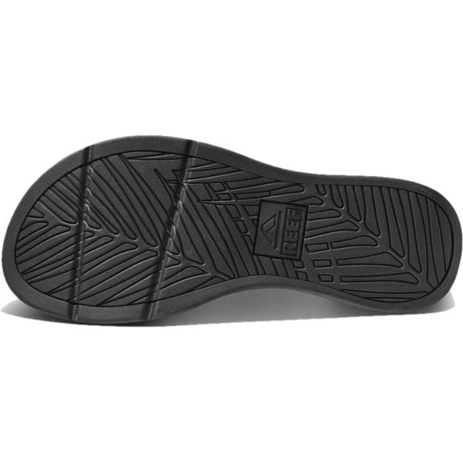 REEF Men's Santa Ana Flip Flop All Black CJ0378