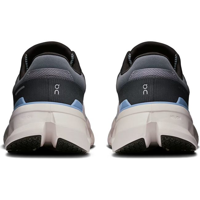 Heels of On Running Men's Cloudrunner 2 Running Shoes in alloy grey