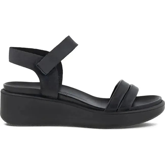 ECCO Women's Flout LX Wedge Sandal Black 273303-51052