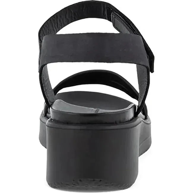 ECCO Women's Flout LX Wedge Sandal Black 273303-51052