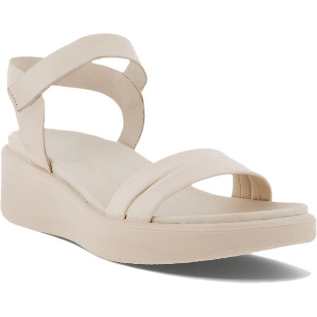 ECCO Women's Flowt Wedge Sandal Limestone/Limestone 273303-59113