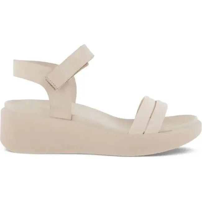 ECCO Women's Flowt Wedge Sandal Limestone/Limestone 273303-59113