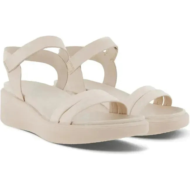 ECCO Women's Flowt Wedge Sandal Limestone/Limestone 273303-59113