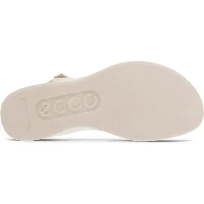 ECCO Women's Flowt Wedge Sandal Limestone/Limestone 273303-59113