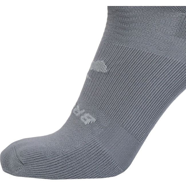 Brooks Unisex Run-In No Show 3-Pack Socks Asphalt 280493081