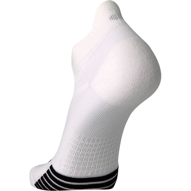 Brooks Unisex Ghost Lite No Show 2-Pack Sock White 280496100