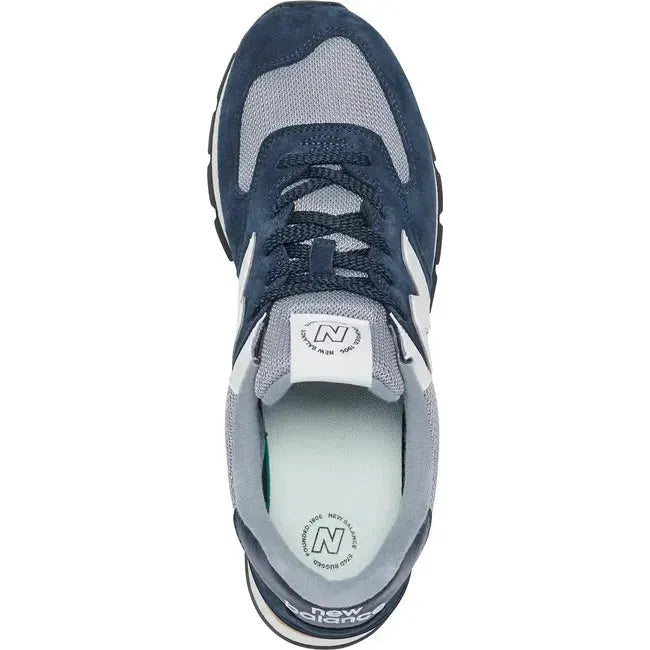 New Balance Men's 574 Lifestyle Shoe Navy/White ML574DNH