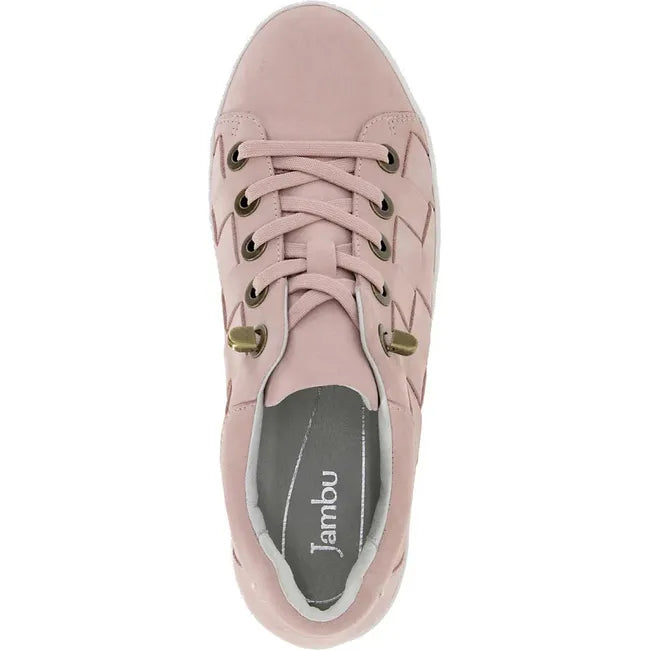 Jambu Women's Chloe Sneaker Blush Nubuck J4CHL53