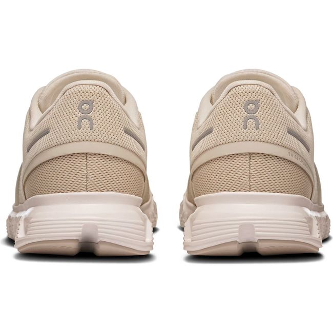 Heels of On Running Women's Cloud 6 Running Shoes in pearl