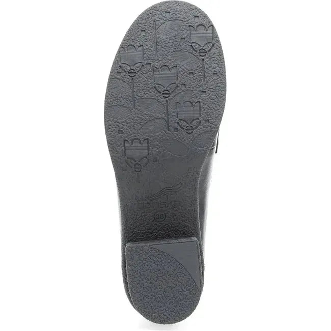 Dansko Women's Danica Loafer Black Waterproof Burnished 2934502300