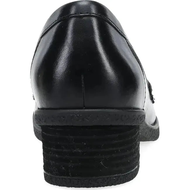 Dansko Women's Danica Loafer Black Waterproof Burnished 2934502300