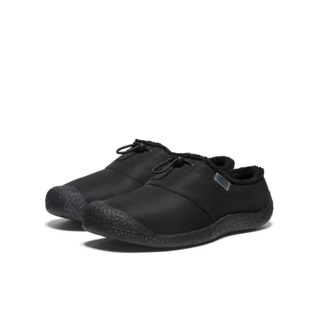 Pair of black smooth nylon KEEN Women's Howser III Slide