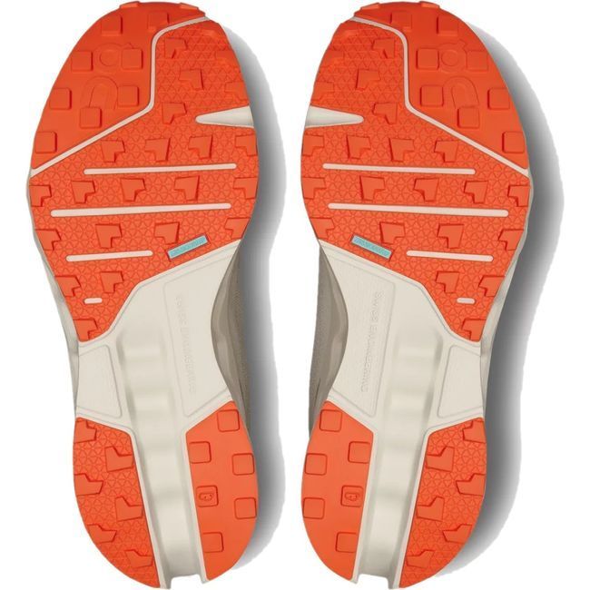 On Running Women's Cloudsurfer Trail Running Shoe Fossil/Ivory 3WE10102878